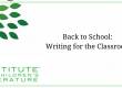 Writing for the Classroom