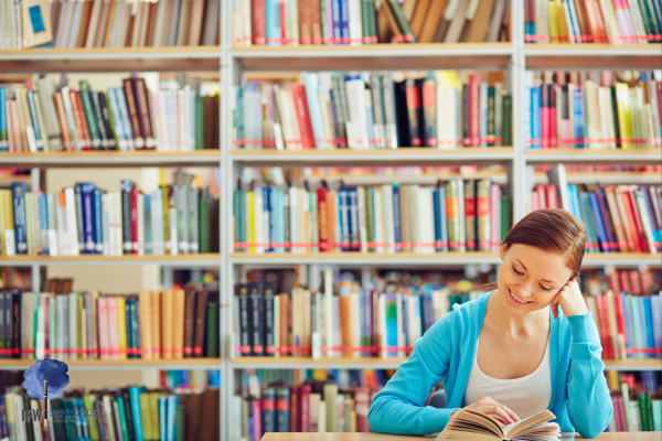 Alpha and Beta Readers CANVA reading at library