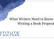 Writing a Book Proposal BLOG